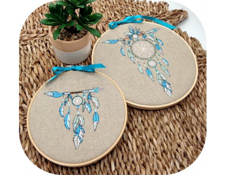 Machine  Embroidery design dream Catcher boho