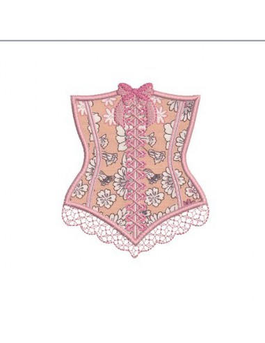 Motif de broderie lingerie appliquée 