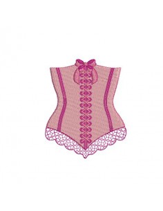 Lingerie appliquée 10x10cm