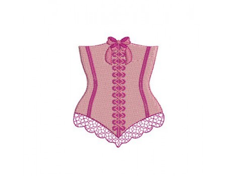 Lingerie appliquée 10x10cm