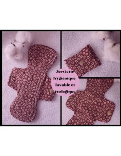 Motif de broderie machine  serviette hygiénique MAXI lavable et écologique ITH