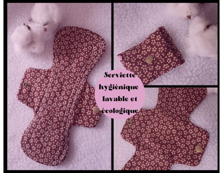 Motif de broderie machine  serviette hygiénique MAXI lavable et écologique ITH