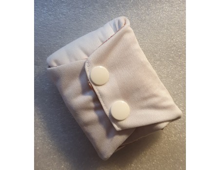 machine embroidery design ith  maxi washable sanitary napkin