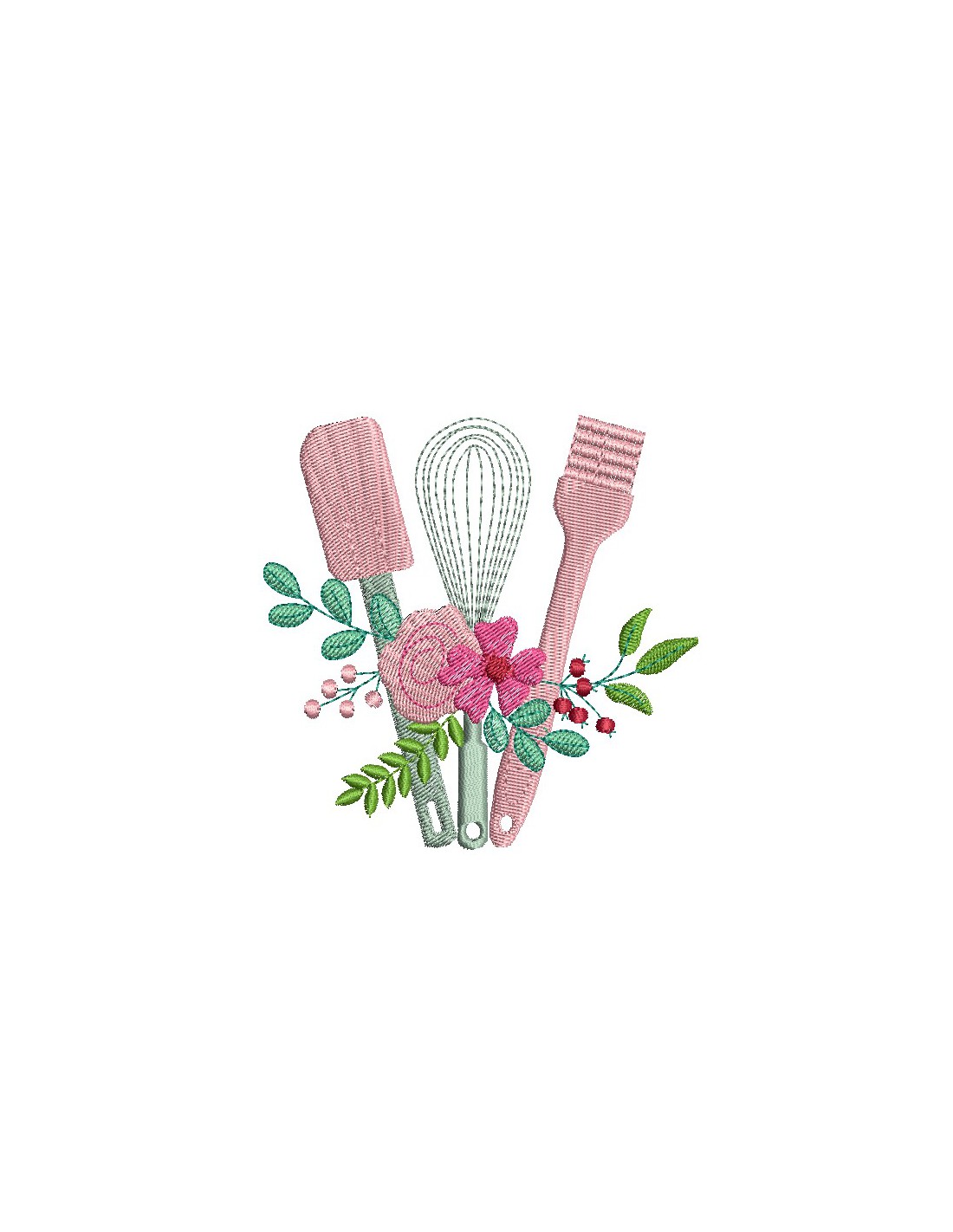 Set de gants de cuisine - Bouquet