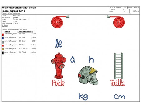 instant download machine embroidery design customizable firefighter prenancy diary