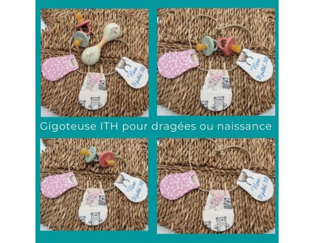 Motif de broderie machine gigoteuse ITH