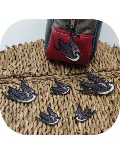 machine embroidery design FSL swallow
