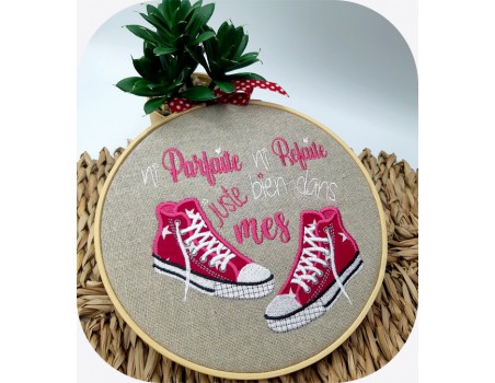 machine embroidery  design applique basket