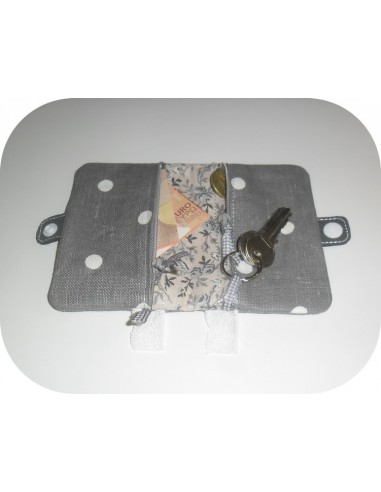 Motif de broderie machine ITH trousse pochette double zip Motif de broderie machine ITH trousse pochette double zip