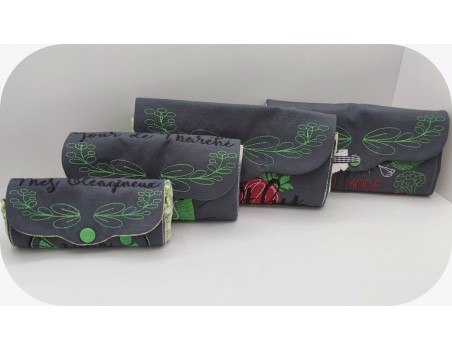 machine embroidery design Reusable Shopping Bags bio ith