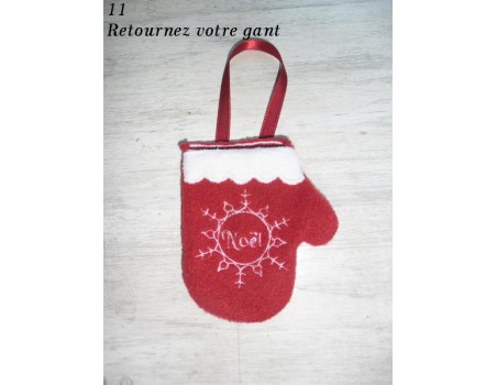 Motif de broderie machine ITH calendrier de l'avent