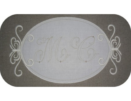 Instant download Monogram Font Machine Embroidery Designs 4"x4"