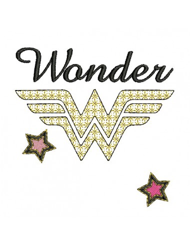 machine embroidery design mylar  wonder customizable