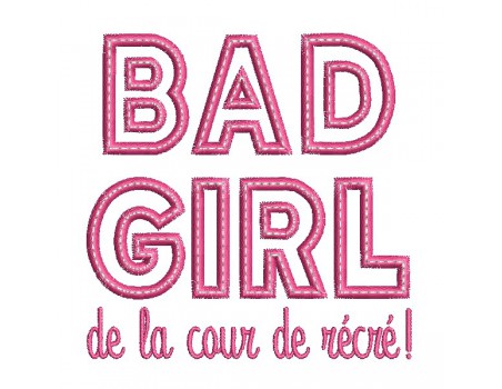 Bad Girl Slogan Fashion Calligraphy Vector Illustration Vintage Grunge  Design Print For T-shirt And Apparels. Rock And Roll Girl Design Royalty  Free SVG, Cliparts, Vectors, and Stock Illustration. Image 100401060.