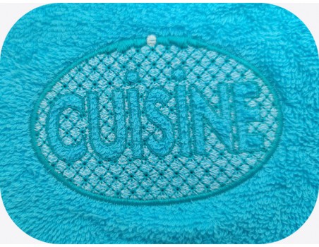 machine embroidery design frame kitchen embossed