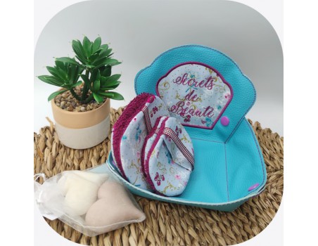 machine embroidery design  beauty basket  ith