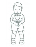petit garçon10x10cm
