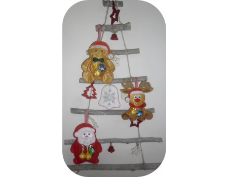 machine embroidery design gingerbread for candy ith