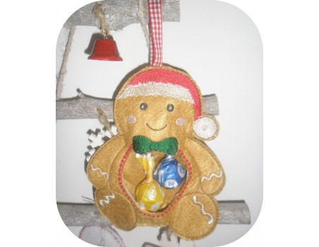 machine embroidery design gingerbread for candy ith