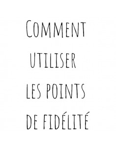 tutoriel loyalty points