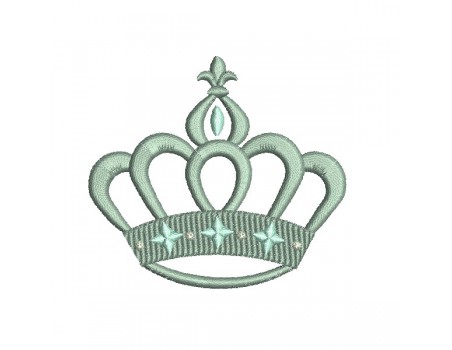 machine embroidery design crown prince