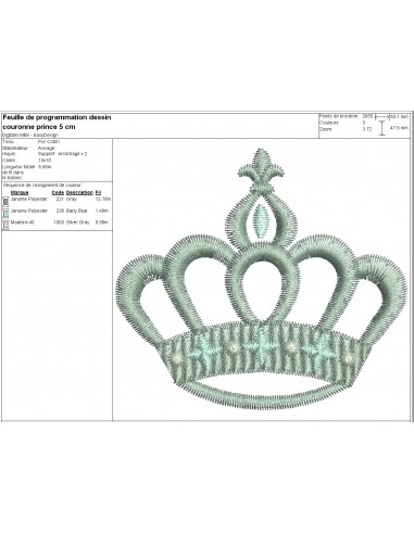 machine embroidery design crown prince machine embroidery design crown prince