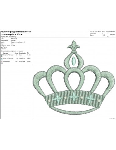 machine embroidery design crown prince machine embroidery design crown prince