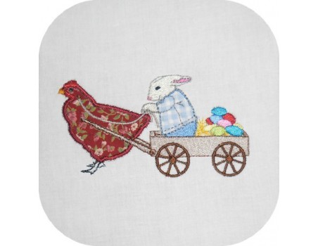 Instant download machine embroidery  applique  easter