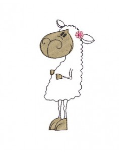 Instant download machine embroidery sheep