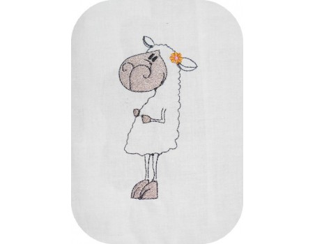 Instant download machine embroidery sheep