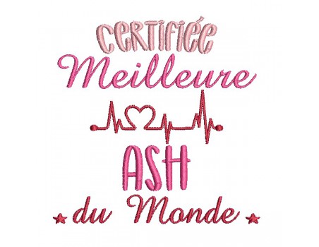 Motif de broderie  machine meilleure ASH