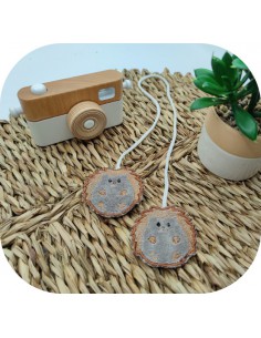 machine embroidery design Hedgehog ith