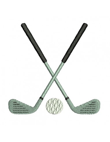 machine  Embroidery design golf clubs