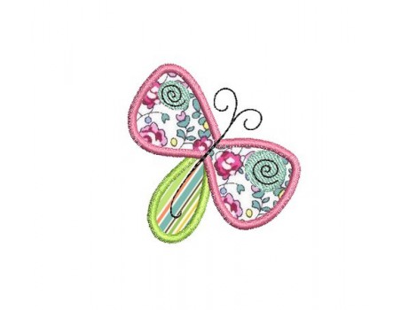 Motif de broderie machine  petit papillon