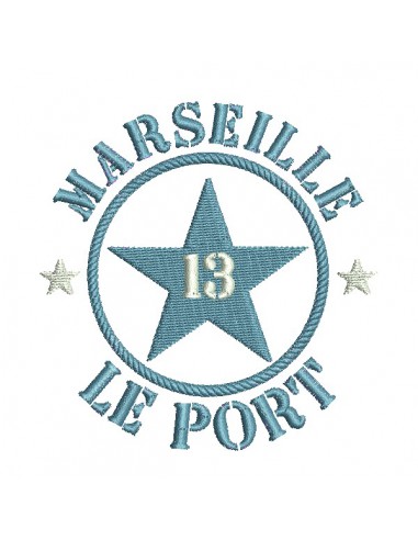machine embroidery design department 13  of Marseille
