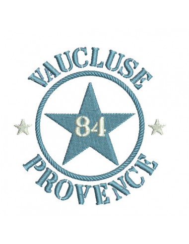 machine embroidery design department 84 of Vaucluse