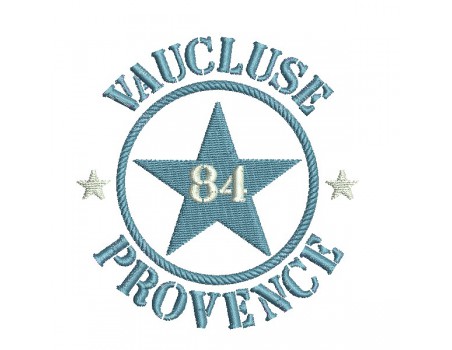 machine embroidery design department 84 of Vaucluse