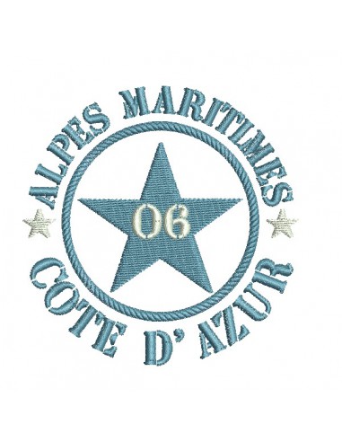 machine embroidery design department 06 of Alpes Maritimes