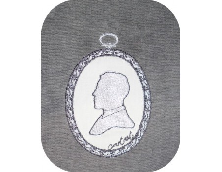 Instant download machine embroidery  applique frame pocket watch