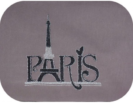 Instant download machine embroidery Paris  Eiffel Tower rhinestone