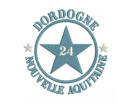 machine embroidery design department 24 of Dordogne