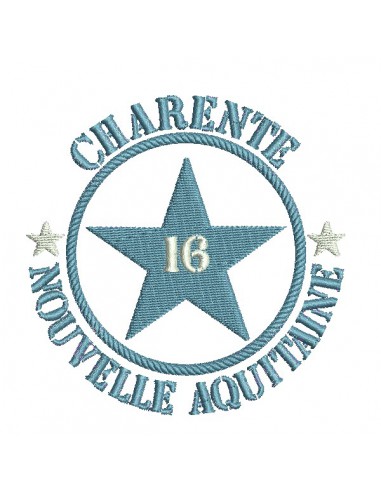 machine embroidery design department 16 of Charente
