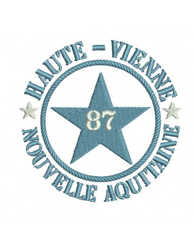 machine embroidery design department 87 of Haute - Vienne
