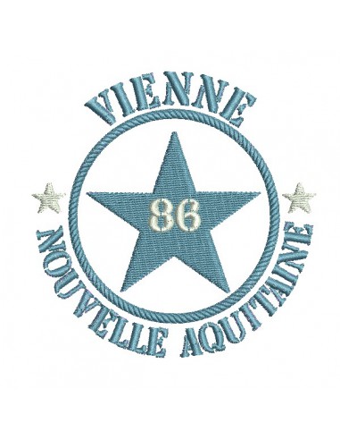 machine embroidery design department 86 of Vienne