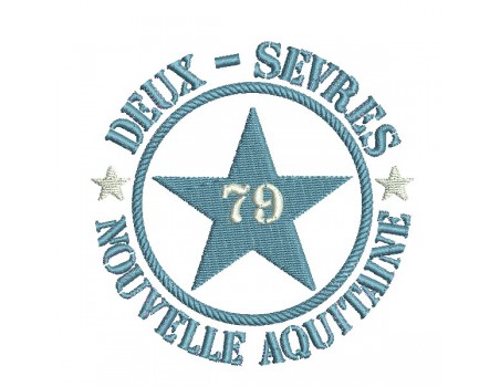 machine embroidery design department  79 of  Deux-Sèvres