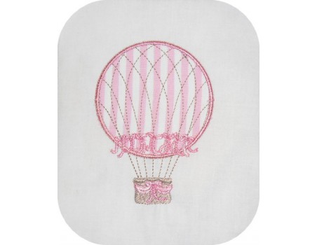 embroidery design machine applied balloon 