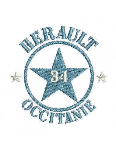 machine embroidery design department 34 Herault