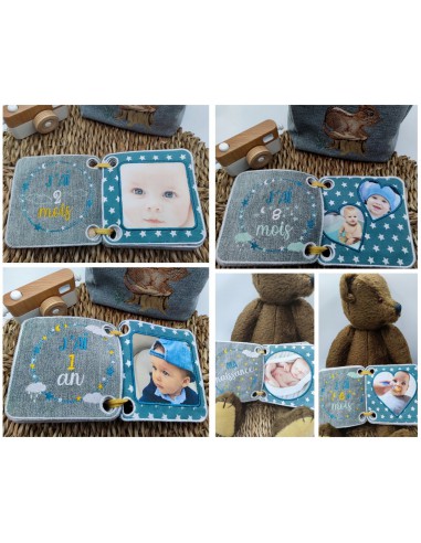 Motif de broderie machine  pack complet pour album de naissance