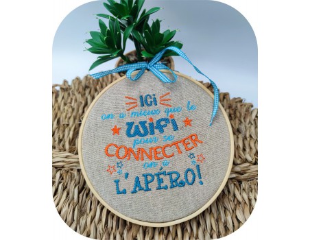 machine embroidery design wifi apero