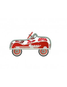 Motif de broderie appliqué voiture champion
